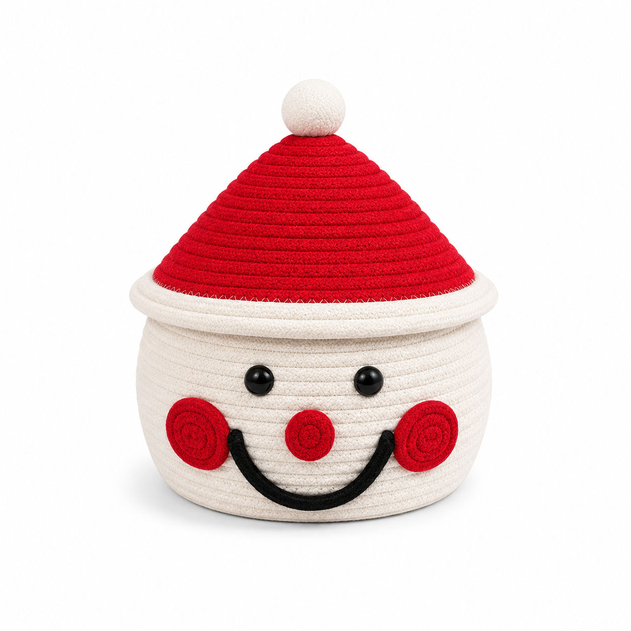 Eco-Friendly Cotton Holder with Top Cover